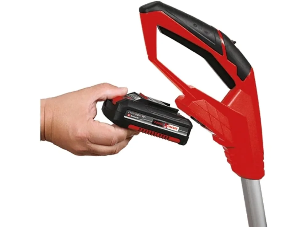 Акумуляторний тример Einhell 24 см чорний з червоним