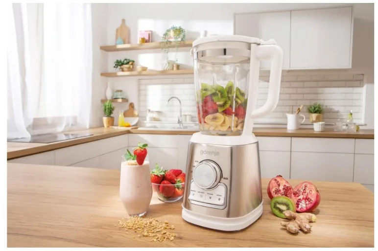 Стаціонарний блендер Gorenje 1400 Вт скло 1,75 л чорний