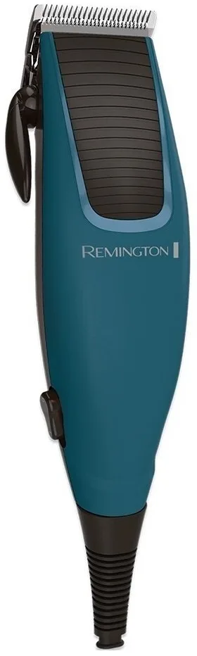 Машинка для стрижки Remington Apprentice, роторний мотор, 5 насадок, титанове покриття, синій колір.