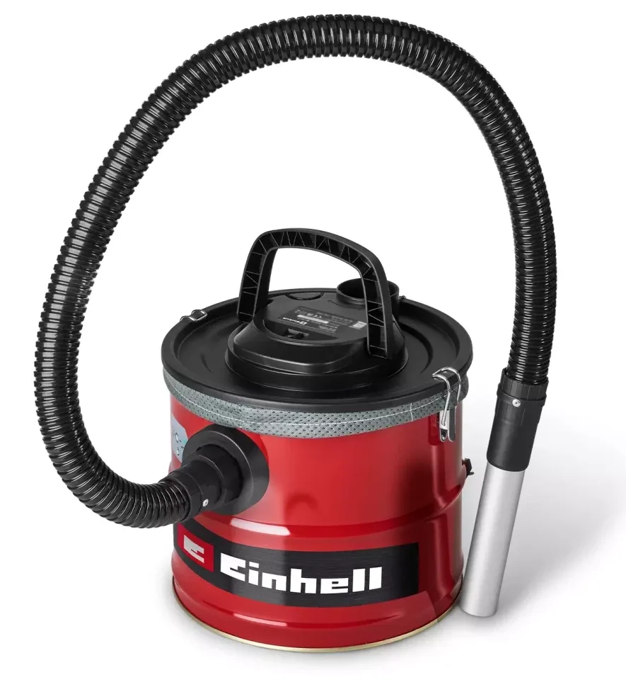 Пилосос для збирання золи Einhell TC-AV 1830 D, 800 Вт, 170 мбар, контейнер на 18 л, для сухого прибирання, вага 3.4 кг.