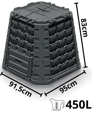 Компостер Prosperplast пластиковый 450л 750л 1050л черный