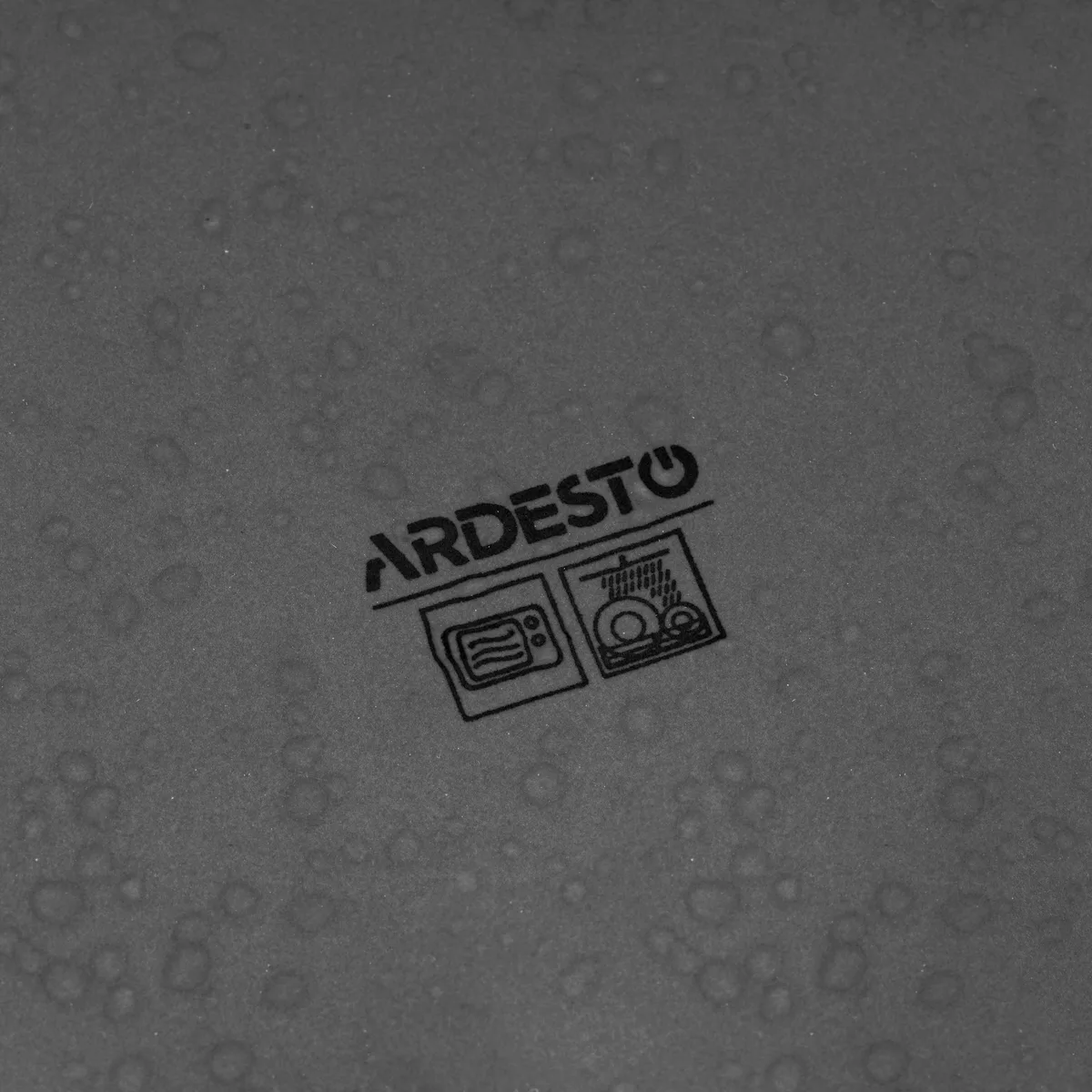Супова тарілка ARDESTO Trento, діаметр 21.5 см, керамічна, сірого кольору.