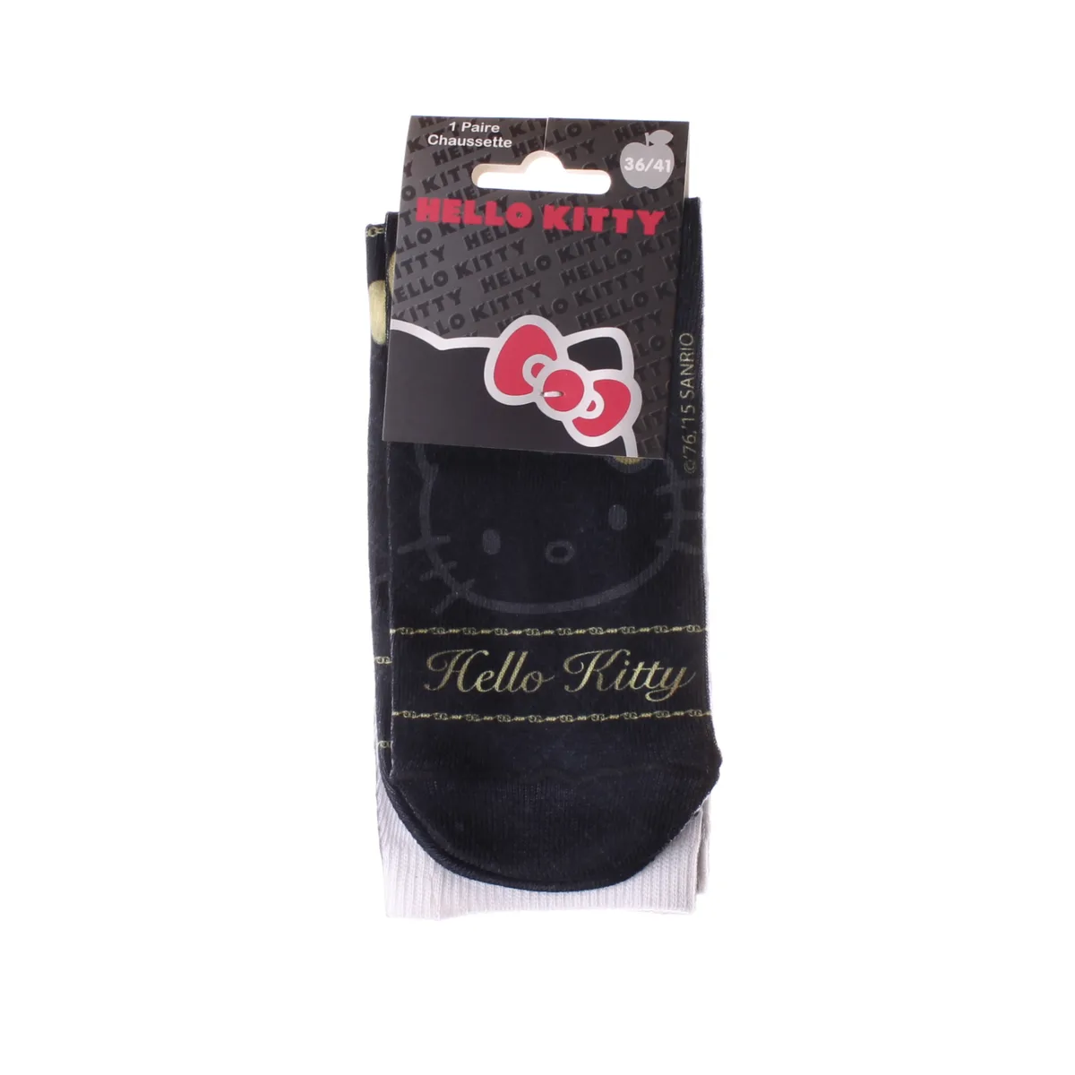 Шкарпетки HELLO KITTY поліестер 36-41 чорні