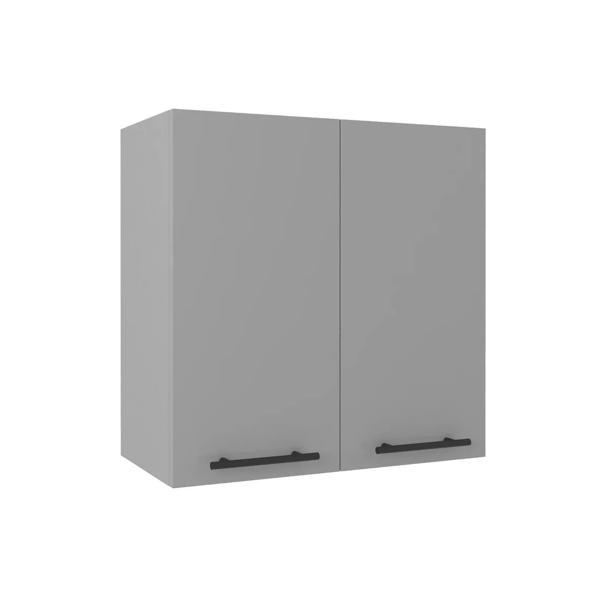 Шафа верхня Compact з ЛДСП сіра модульна для кухні та зберігання посуду шафа для кухні