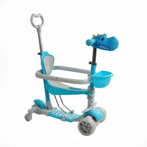 Самокат 5в1 Best Scooter с PU колесами.