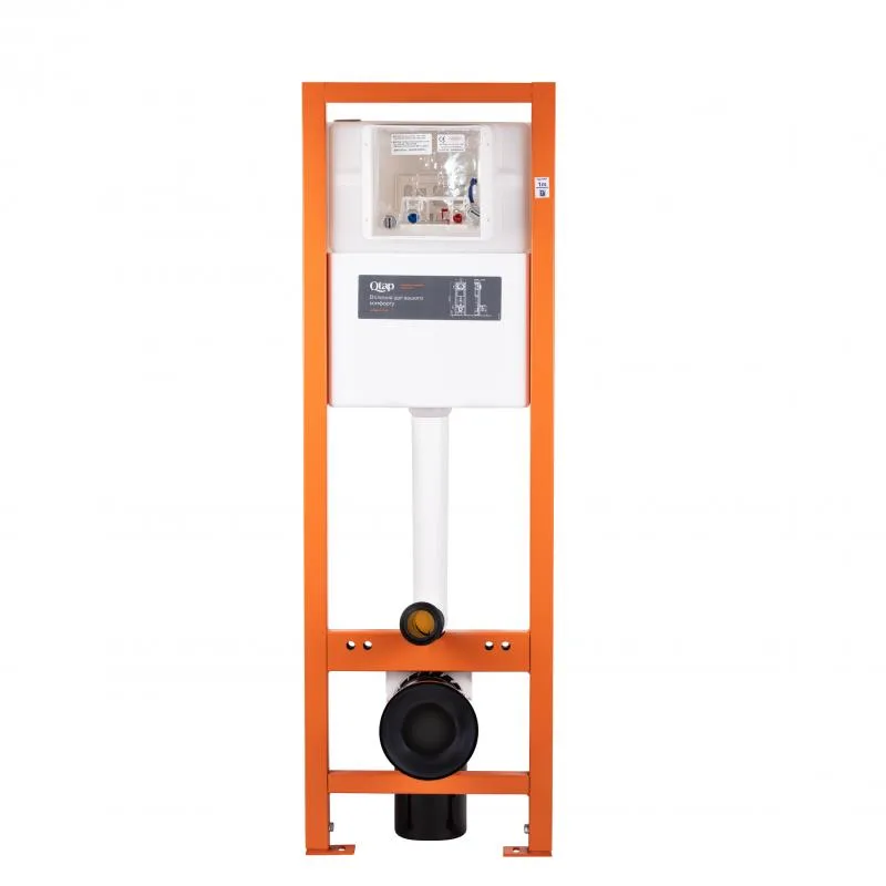 Інсталяція для унітаза звукоізоляційна Qtap Nest Uni 370х175х1320 мм метал/ABS пластик