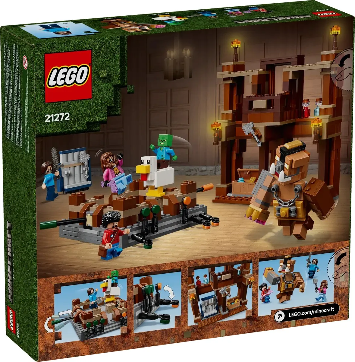 Конструктор LEGO Minecraft Бійцівський ринг у лісовому маєтку