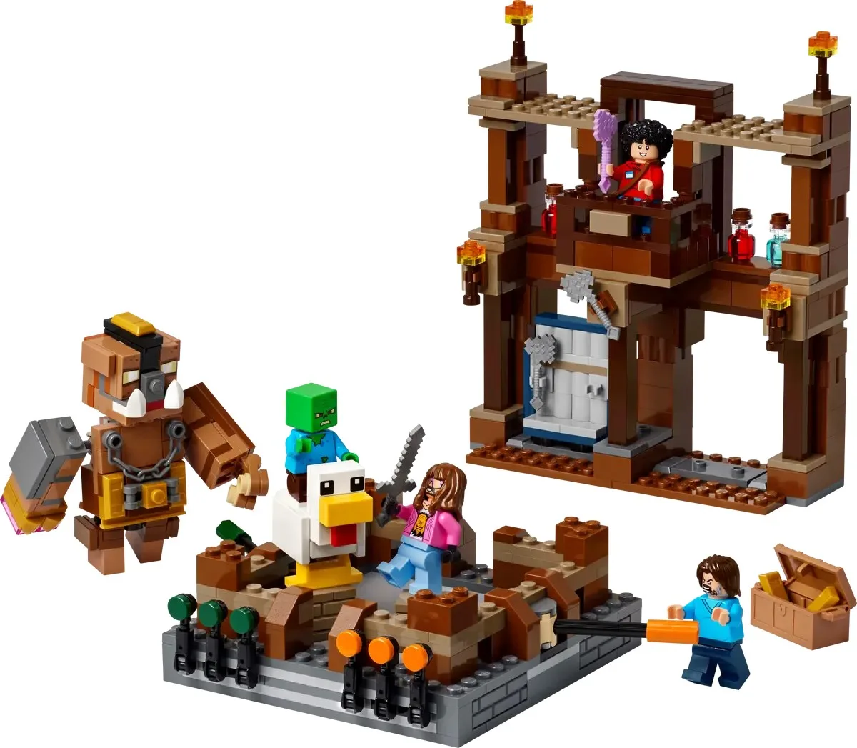 Конструктор LEGO Minecraft Бійцівський ринг у лісовому маєтку