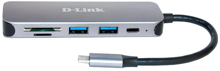 USB-концентратор D-Link DUB-2333 3xUSB3.0, 1xUSB-C, 1xHDMI, USB-C
