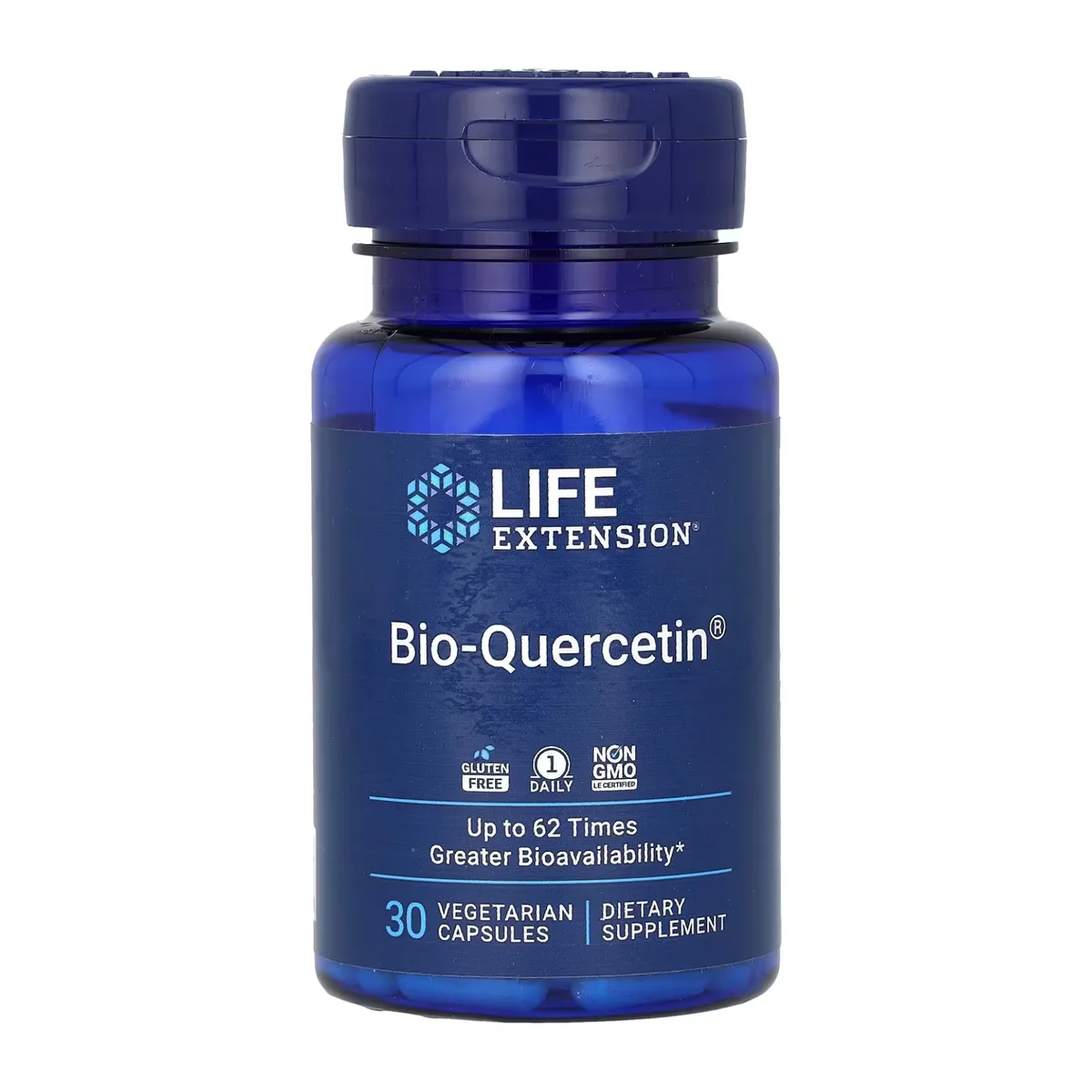 Кверцетин Bio-Quercetin Life Extension 30 капсул рослинна целюлоза