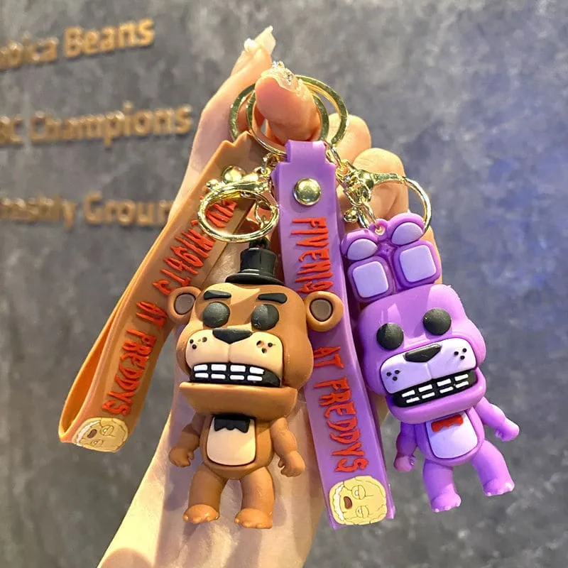 Брелок Бонні FNAF фіолетовий 4,5х3,2х1,5 см ПВХ