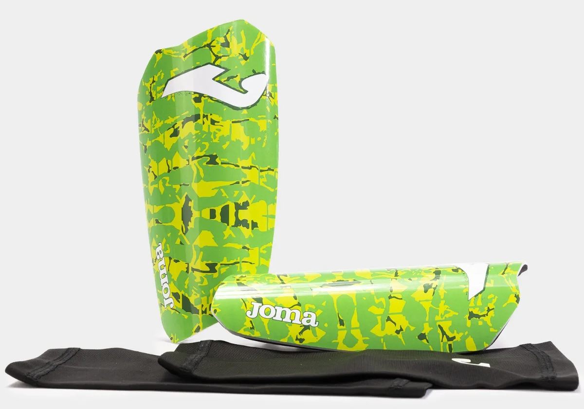 Щитки Joma поліпропілен L зелений жовтий
