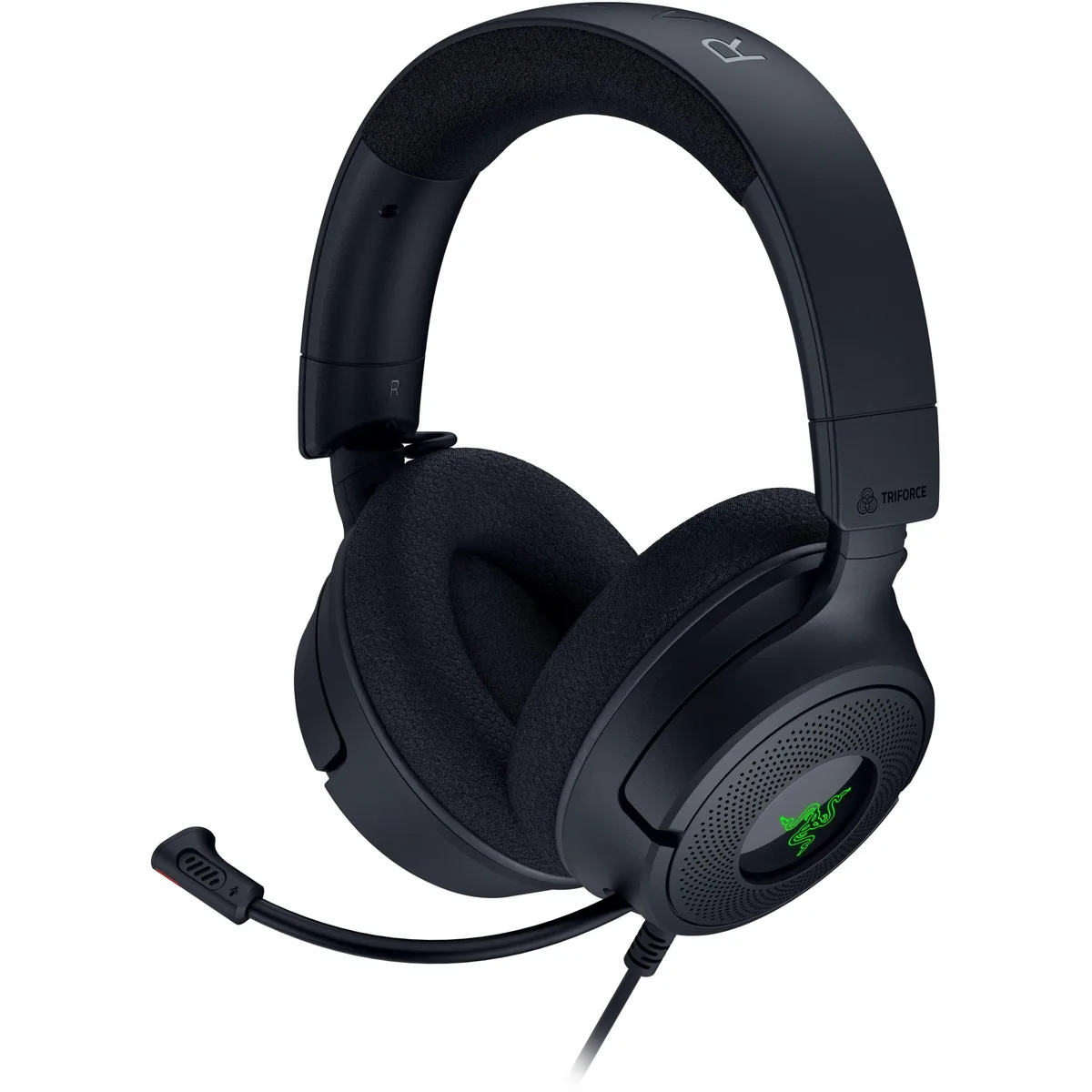 Игровая гарнитура Razer Kraken V4 X, 7.1, USB-A, 1.8м, RGB, черная.