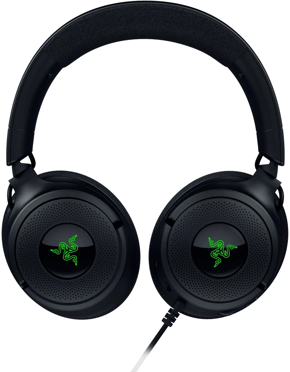 Игровая гарнитура Razer Kraken V4 X, 7.1, USB-A, 1.8м, RGB, черная.