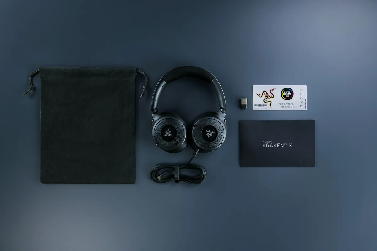 Игровая гарнитура Razer Kraken V4 X, 7.1, USB-A, 1.8м, RGB, черная.