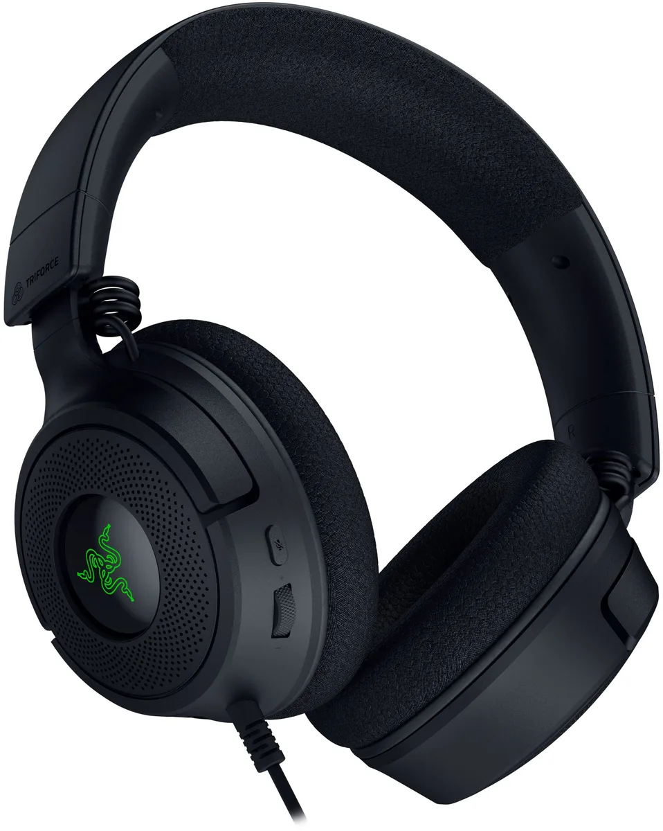 Игровая гарнитура Razer Kraken V4 X, 7.1, USB-A, 1.8м, RGB, черная.