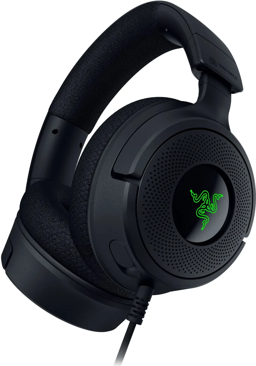 Игровая гарнитура Razer Kraken V4 X, 7.1, USB-A, 1.8м, RGB, черная.