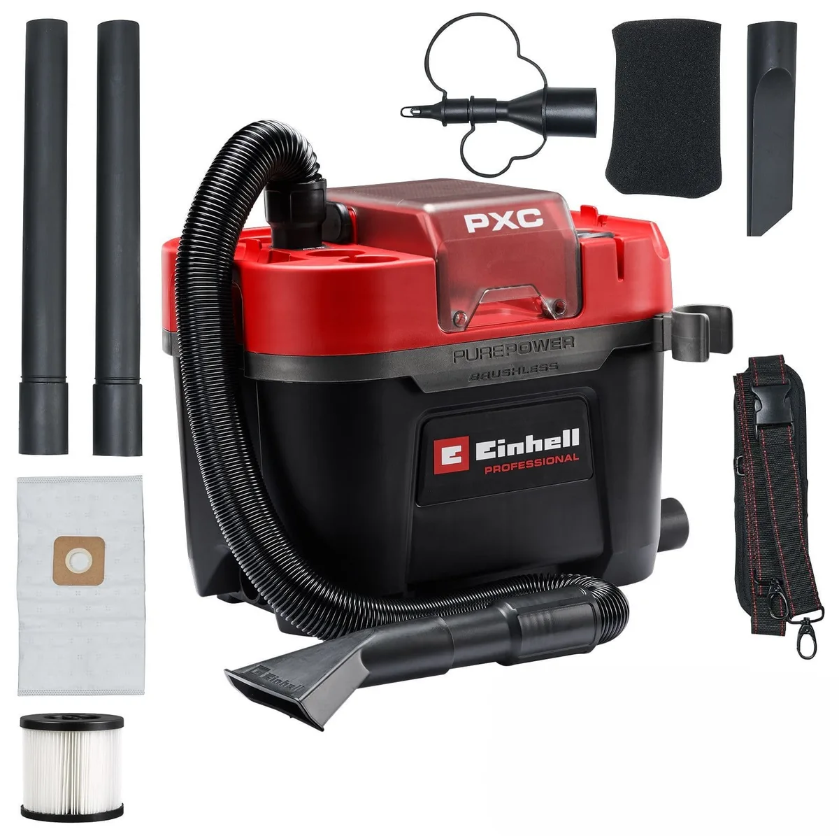 Пилосос акумуляторний Einhell Professional 10л вологе сухе прибирання