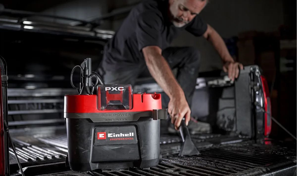 Пилосос акумуляторний Einhell Professional 10л вологе сухе прибирання