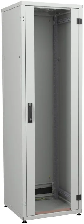 Шафа ZPAS 19", 42U, SZB IT, одностулкові передні перфоровані, задні суцільні двері, 800x800 мм, максимально 1000кг, сіра