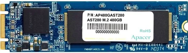 SSD накопичувач Apacer TLC 480 ГБ M.2 SATA 80х22х3,8 мм