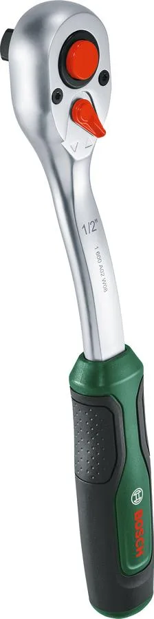 Ключ тріскачка Bosch 1/2" храповик 72 зубці металевий