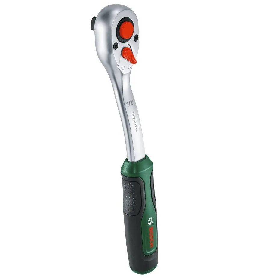 Ключ трещотка Bosch 1/2" храповик 72 зубца металлический