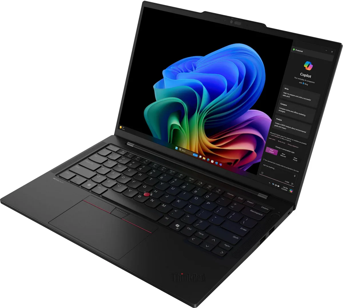 Ноутбук Lenovo AMD Ryzen 7 14" IPS чорний 64ГБ 1ТБ SSD