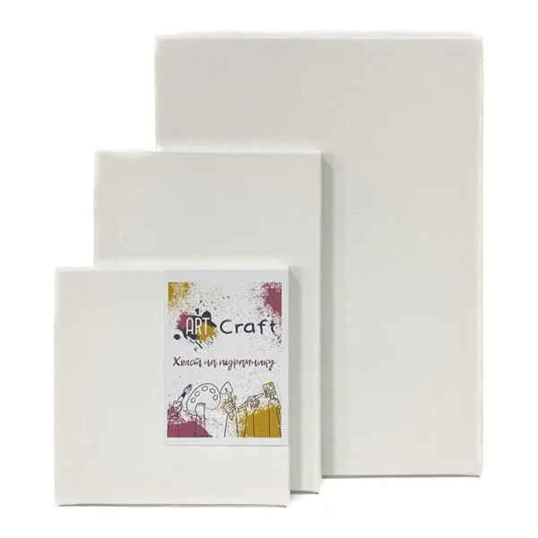 Полотно на підрамнику ArtCraft полікотон 40х80 см біле