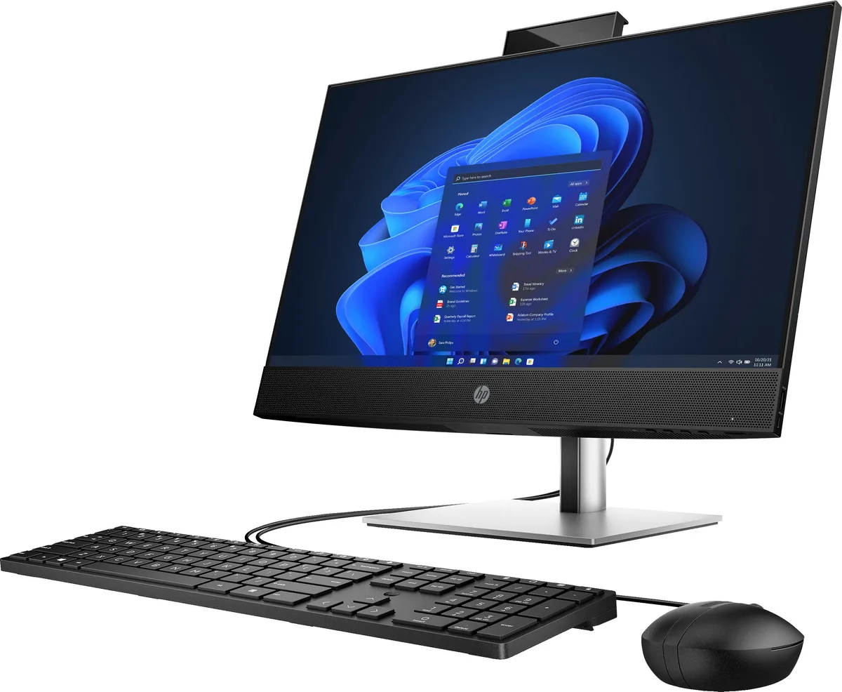 Комп'ютер персональний моноблок HP ProOne 440-G9 23.8" FHD IPS AG, Intel i5-14500, 16GB, F512GB, UMA, WiFi, 3р, Win11P, чорний