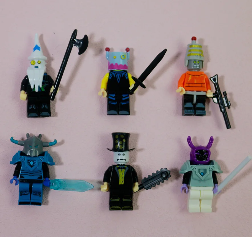 Набір фігурок LEGO Roblox 12 деталей пластик 19х16,5 см різні кольори