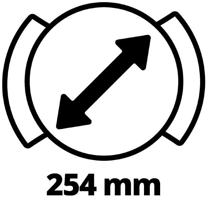 Аккумуляторная полировальная шлифмашина Einhell CE-CB 18/254 LI - Solo 18В, 254мм, 2500об/мин, 193кг (без батареи и зарядного устройства)