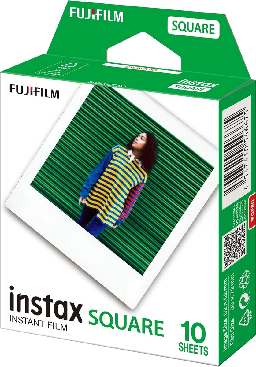 Фотопапір Fujifilm COLORFILM INSTAX SQUARE (86х72мм 10шт)