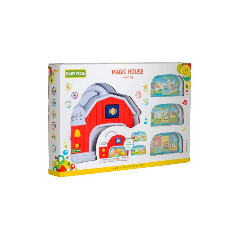 Музыкальная игрушка BABY TEAM пластик 9 мес многоцветная