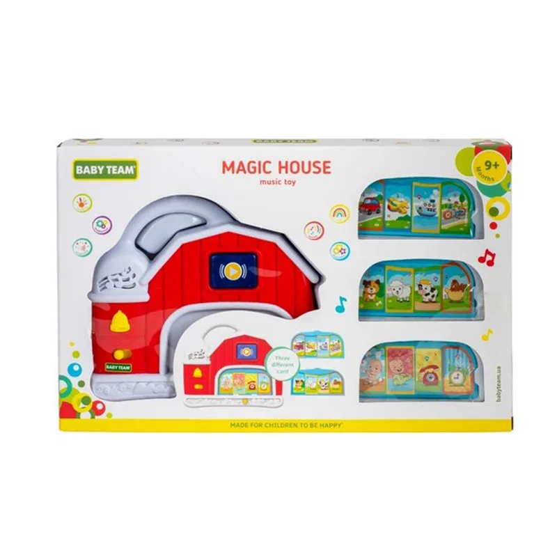 Музыкальная игрушка BABY TEAM пластик 9 мес многоцветная