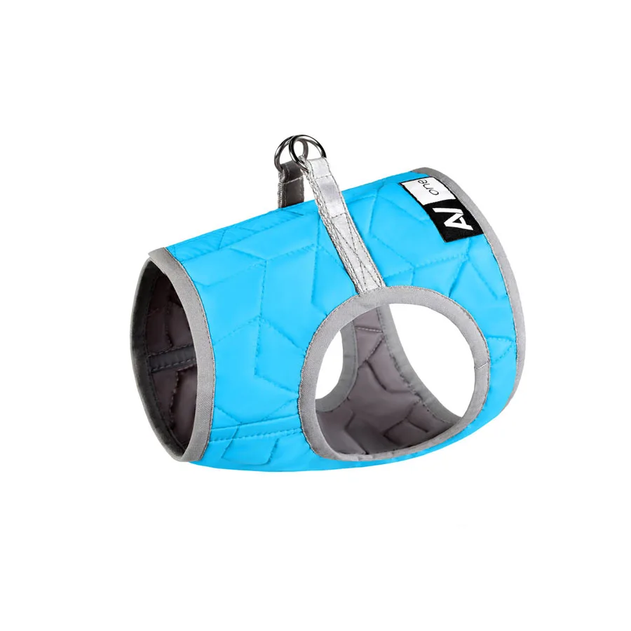 Шлея м'яка AiryVest ONE 22-24 см Нейлон XS3 блакитна