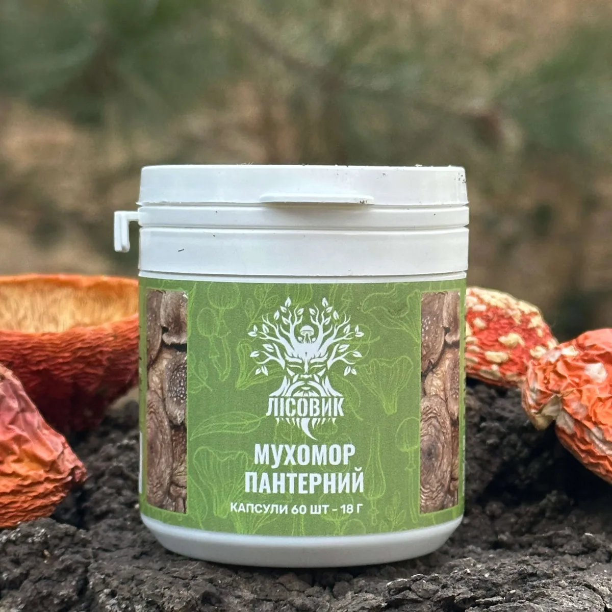 Мухомор пантерний, капсули 60 шт по 0,3 г
