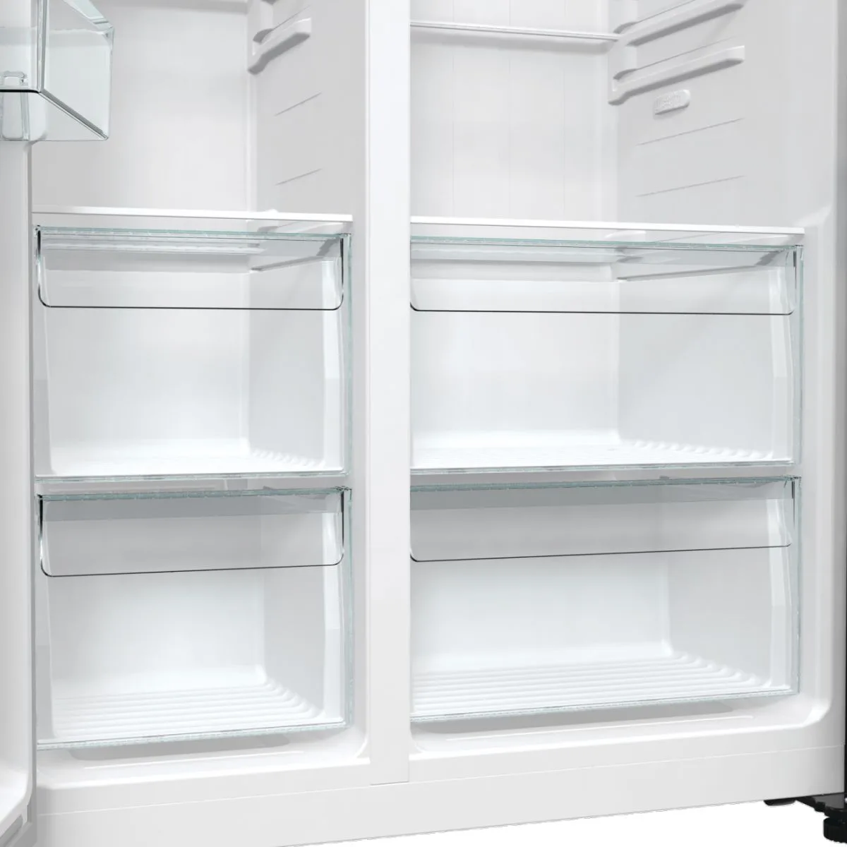 Холодильник Gorenje SBS чорний 356л для зберігання продуктів з інверторним компресором і функцією суперзаморожування