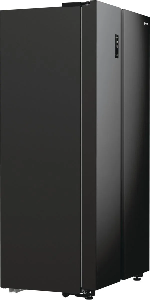 Холодильник Gorenje SBS чорний 356л для зберігання продуктів з інверторним компресором і функцією суперзаморожування