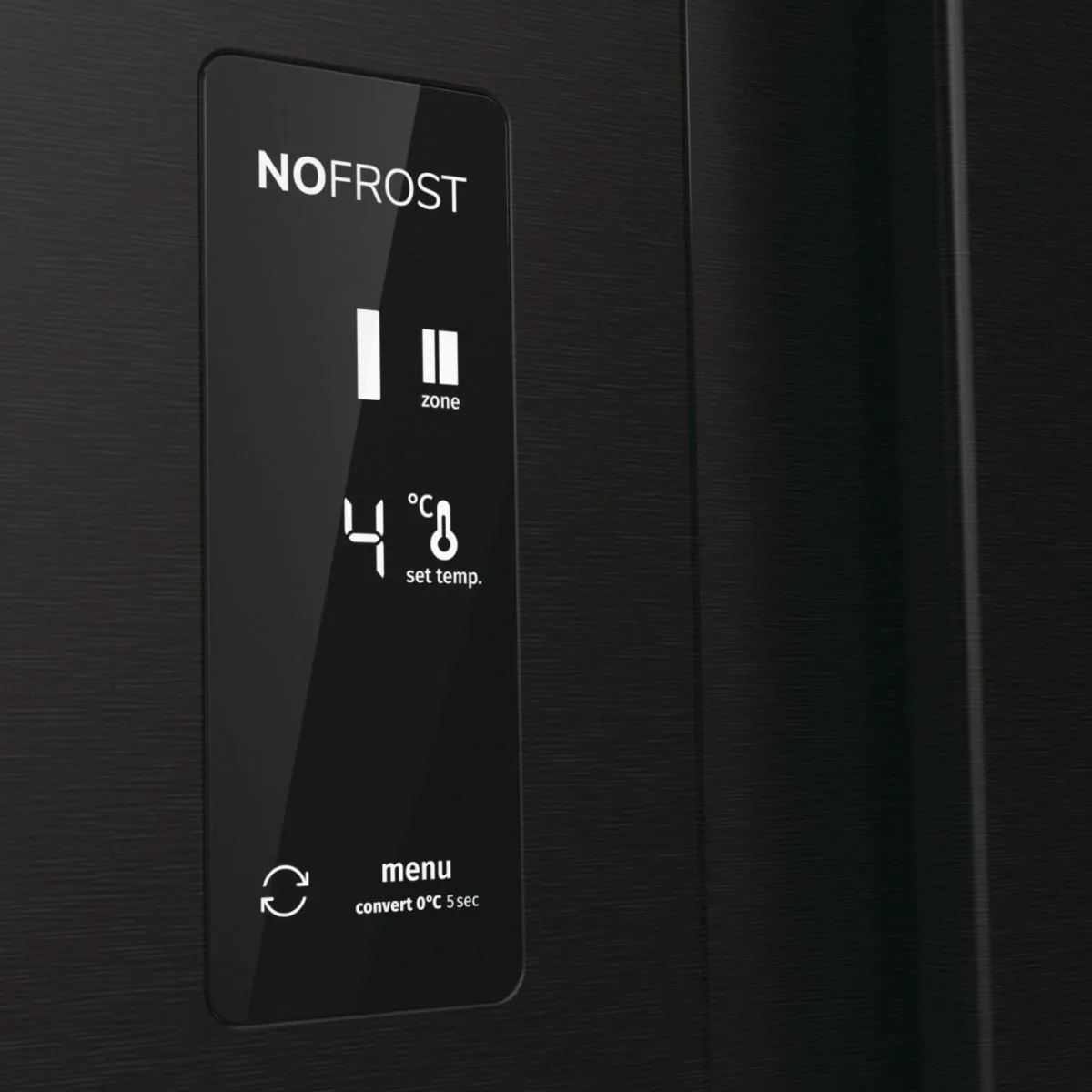 Холодильник Gorenje SBS чорний 356л для зберігання продуктів з інверторним компресором і функцією суперзаморожування