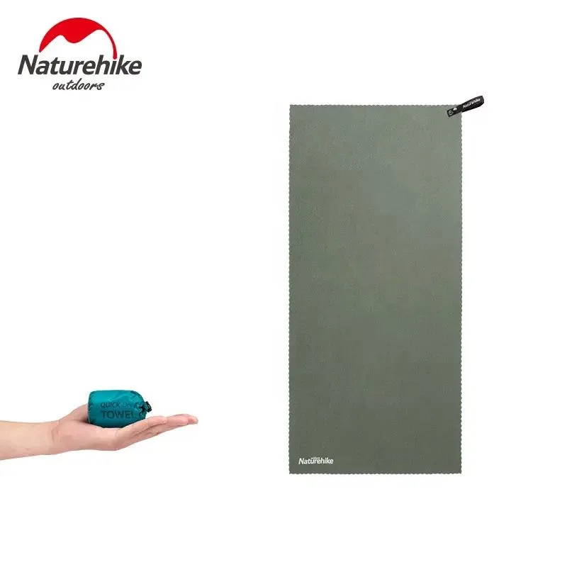 Рушник Naturehike полиэстеровое волокно 128х80 см оливковый