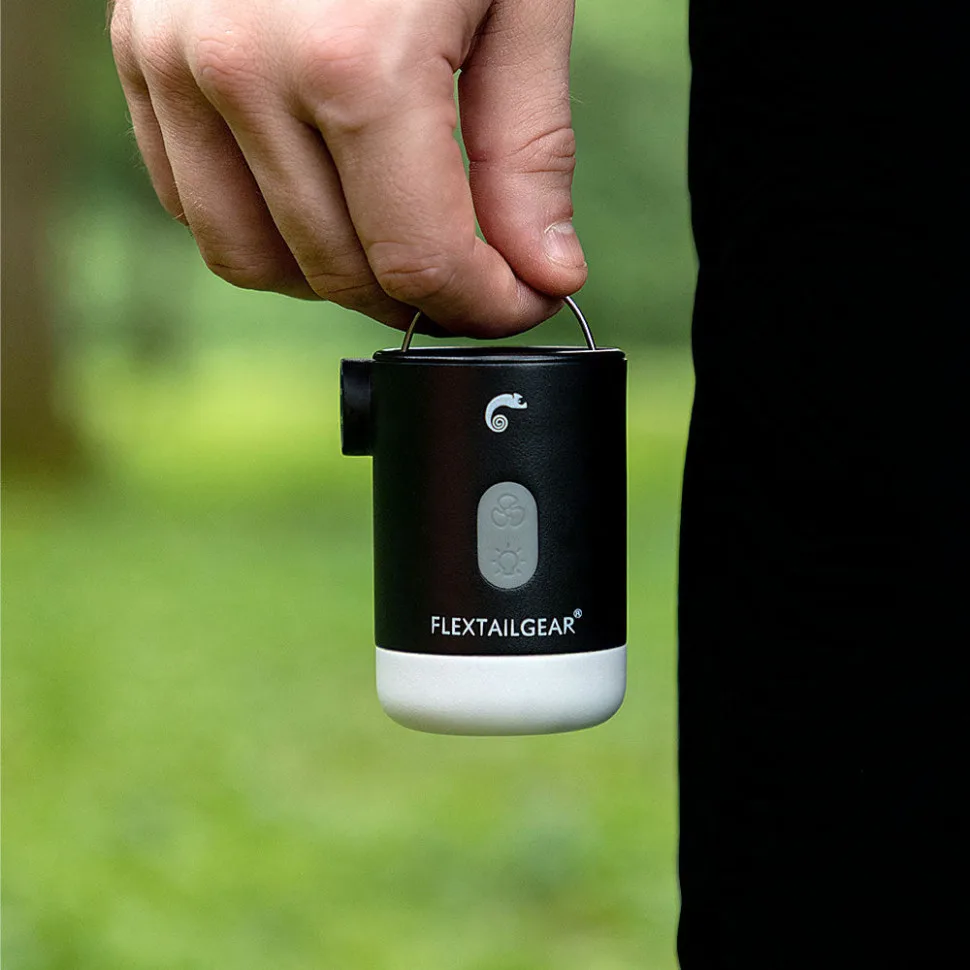 Насос-ліхтар powerbank Flextail чорний ABS 5х5х8 см