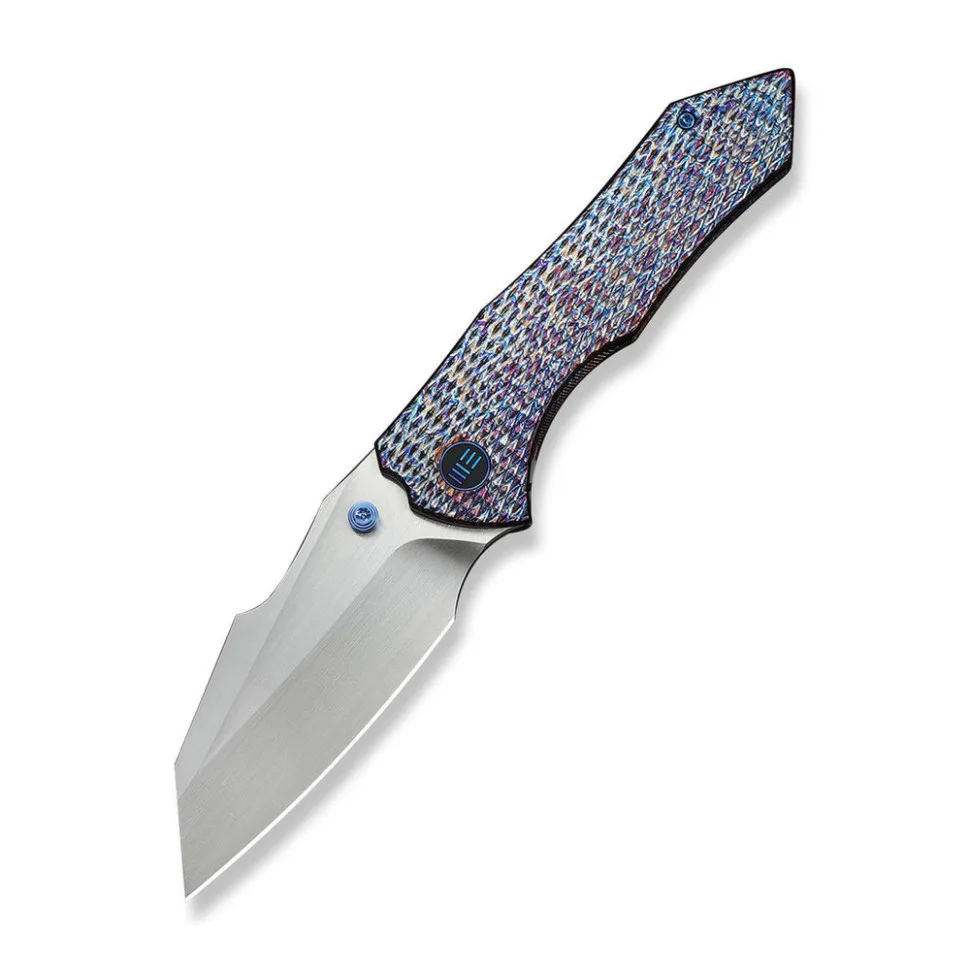 Нож Weknife Титановый 207х88,3 мм Черный Синий CPM 20CV