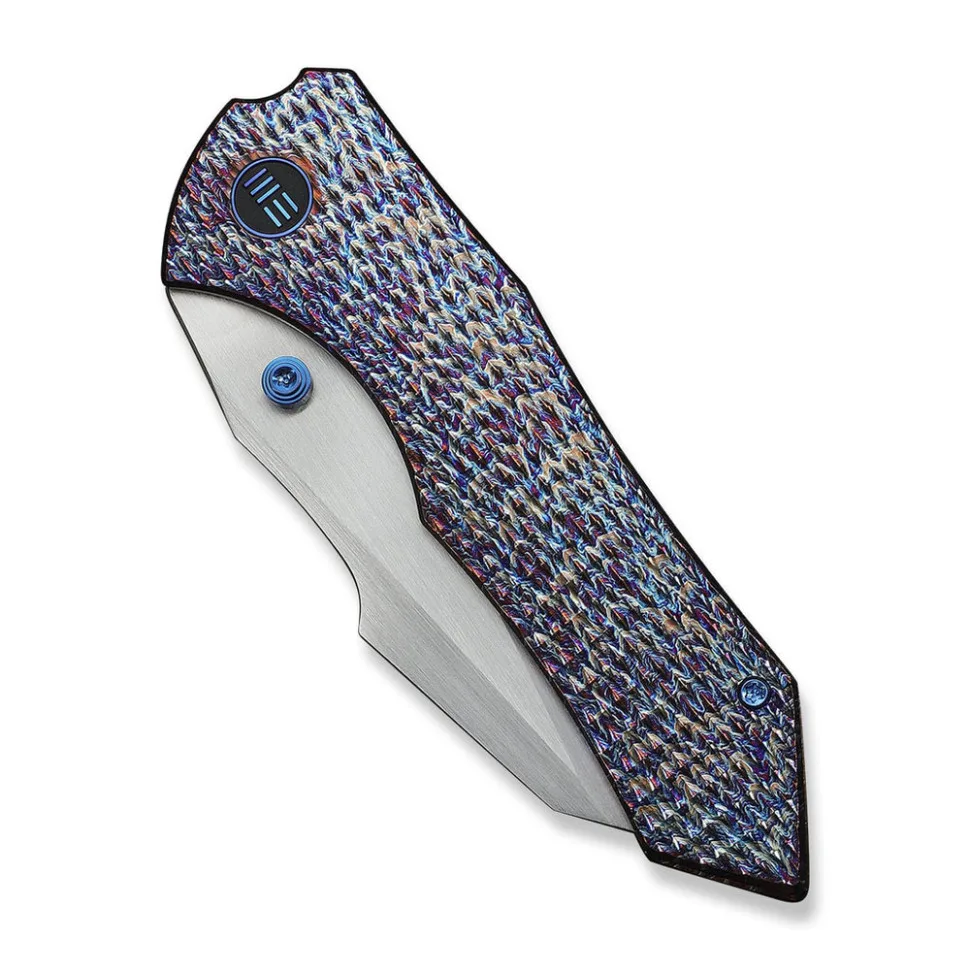 Ніж Weknife Титановий 207х88,3 мм Чорний Синій CPM 20CV