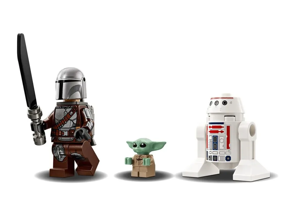 Конструктор LEGO Star Wars 4+ різнокольоровий  з фігурками Мандо й Ґроґу