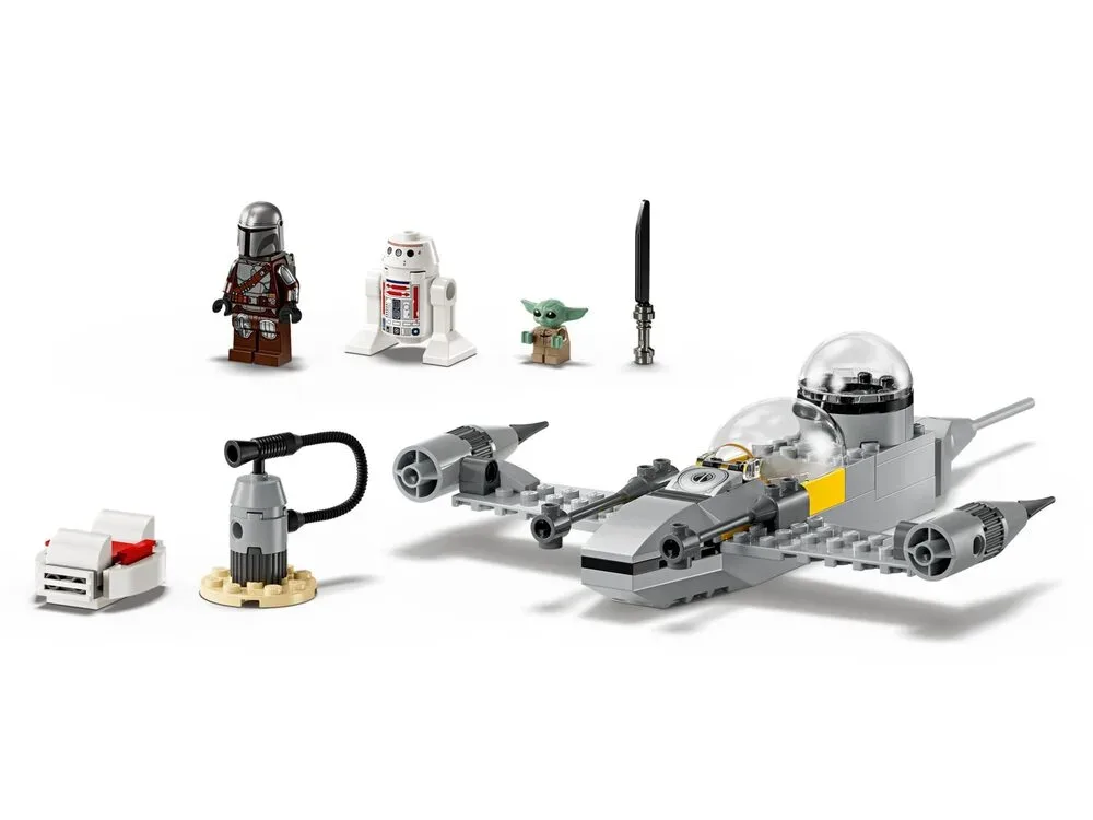 Конструктор LEGO Star Wars 4+ різнокольоровий  з фігурками Мандо й Ґроґу