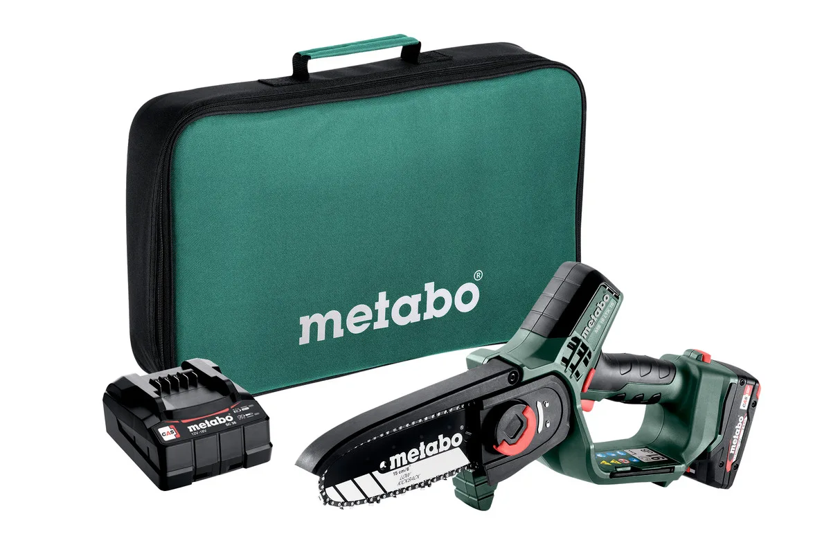 Акумуляторна ланцюгова пила Metabo 15 см 18 В 2 кг