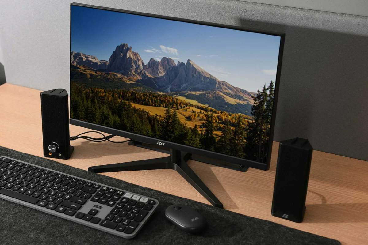 Монітор 2E 21.5" A2222B D-Sub, HDMI, MM, VA, 75Hz