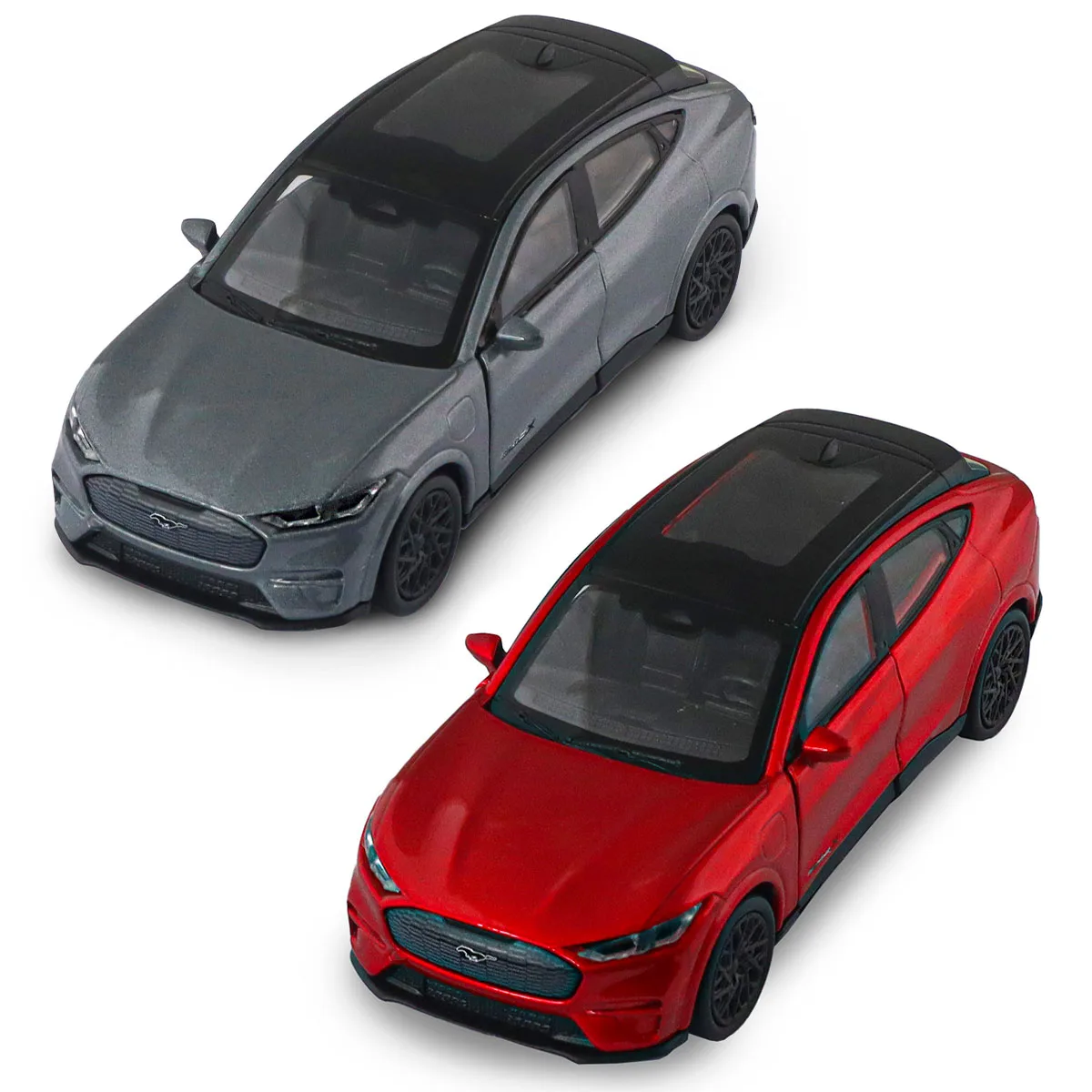Автомодель TechnoDrive метал 1:43 червоний сріблясто-сірий