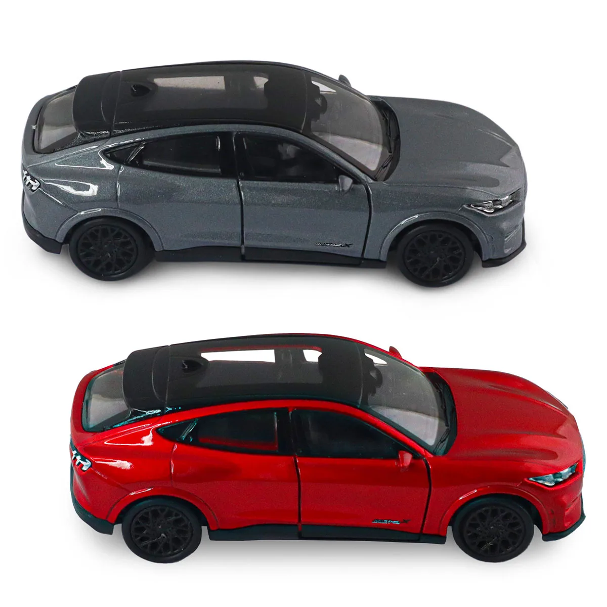 Автомодель TechnoDrive метал 1:43 червоний сріблясто-сірий
